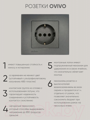 Розетка Ovivo 600-000311-217