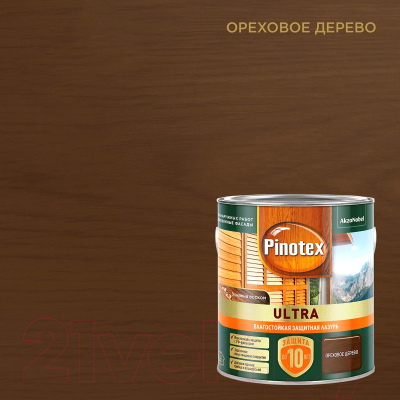 Лазурь для древесины Pinotex Ультра Влагостойкая 5803593