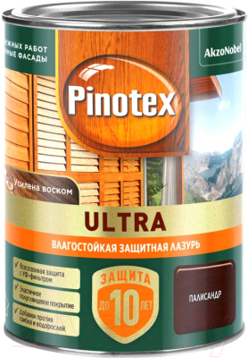 Лазурь для древесины Pinotex Ультра Влагостойкая 5803734 - фото