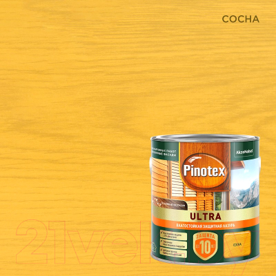 Лазурь для древесины Pinotex Ультра Влагостойкая 5803590