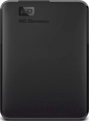 Внешний жесткий диск Western Digital Elements Portable / WDBUZG0010BBK-WESN  - фото