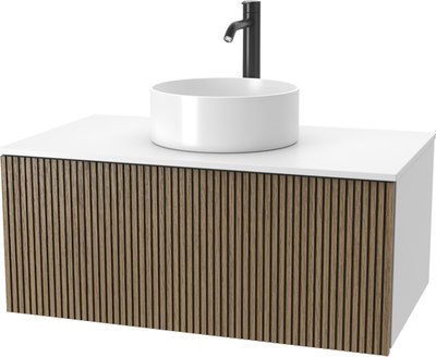 Тумба под умывальник ЗОВ Кито 70 / K70LW0MRMC-LDSPW - фото