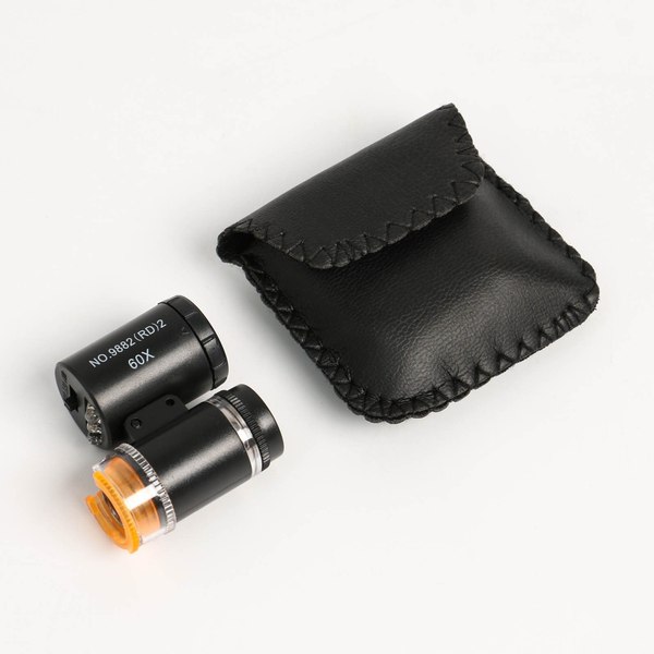 Лупа ручная Sima-Land С подсветкой. Для проверки денег / 6972797