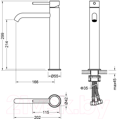 Смеситель Aquatek Европа AQ1304CR
