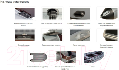 Надувная лодка Адмирал 320 НДНД