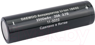 Аккумулятор Daewoo 18650 2500мАч 20А