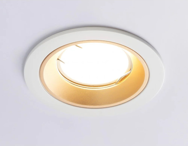 Точечный светильник Ambrella A8922 WH/GD - фото