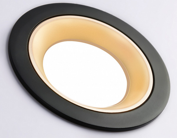 Точечный светильник Ambrella A8923 BK/GD