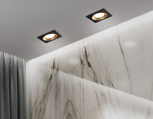 Точечный светильник Ambrella A8927 BK/GD