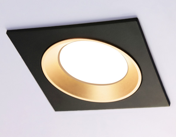 Точечный светильник Ambrella A8927 BK/GD