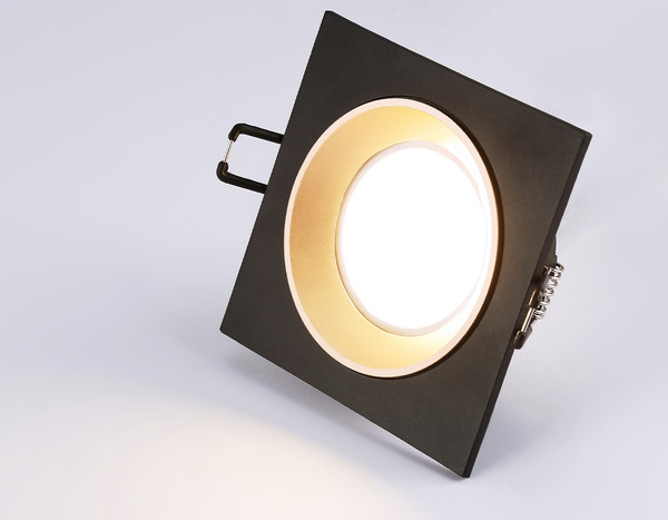 Точечный светильник Ambrella A8927 BK/GD