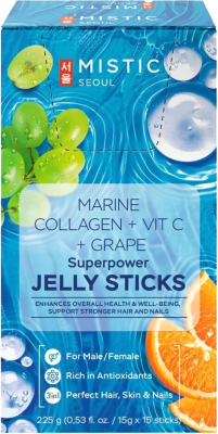 Комплексная пищевая добавка Mistic Marine Collagen + VIT C + Grape Superpower - фото