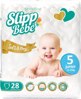 Подгузники детские Slipp Bebe №5 11-25 кг - фото