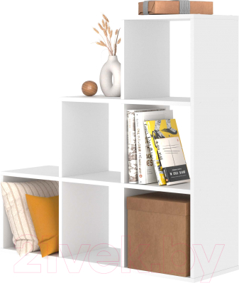 Стеллаж Seven Dreams 6 секций / brick-gorka-6