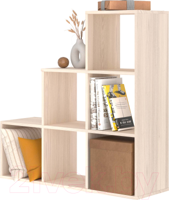 Стеллаж Seven Dreams 6 секций / brick-gorka-6