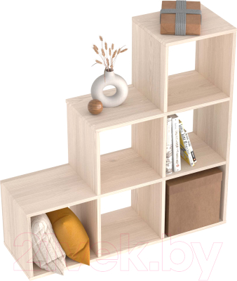 Стеллаж Seven Dreams 6 секций / brick-gorka-6