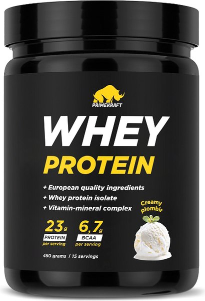 Протеин Prime Kraft Whey сливочный пломбир - фото