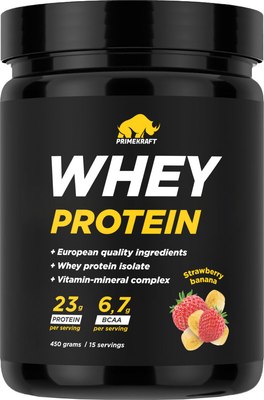 Протеин Prime Kraft Whey клубника-банан - фото
