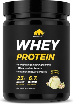 Протеин Prime Kraft Whey фисташковое мороженое - фото