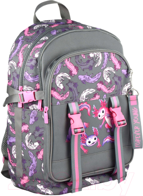 Школьный рюкзак Феникс+ Парочка аксолотлей / 64833 - фото