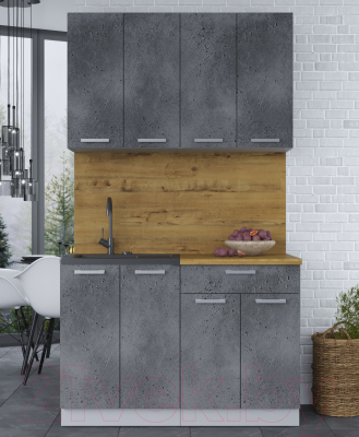 Кухонный гарнитур Интерлиния Мила Лайт 1.2