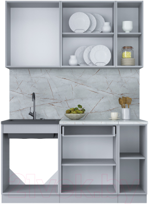 Кухонный гарнитур Интерлиния Мила Лайт 1.5