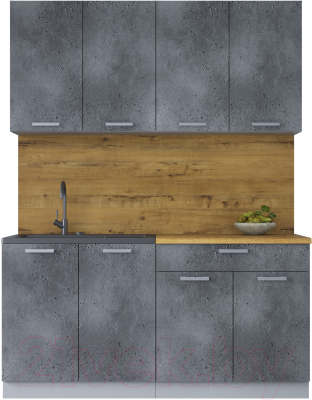 Кухонный гарнитур Интерлиния Мила Лайт 1.6 - фото