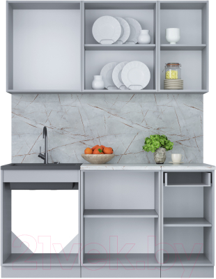Кухонный гарнитур Интерлиния Мила Лайт 1.6-60