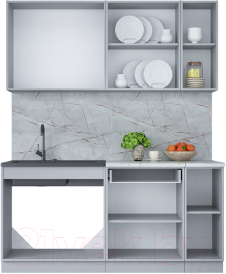 Кухонный гарнитур Интерлиния Мила Лайт 1.7