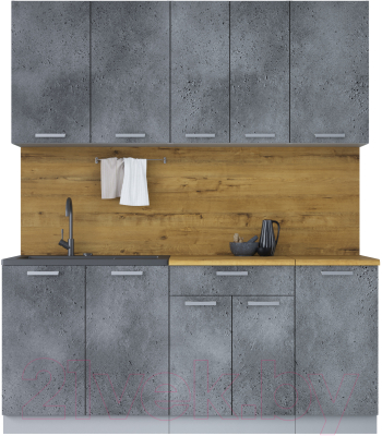 Кухонный гарнитур Интерлиния Мила Лайт 1.8 - фото