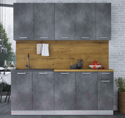 Кухонный гарнитур Интерлиния Мила Лайт 1.9