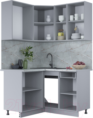 Кухонный гарнитур Интерлиния Мила Лайт 1.2x1.4