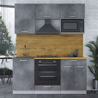 Кухонный гарнитур Интерлиния Мила Лайт 1.7 ВТ