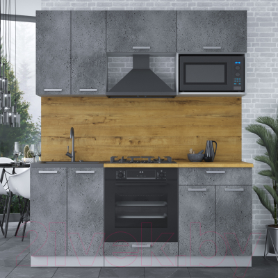 Кухонный гарнитур Интерлиния Мила Лайт 1.8 ВТ