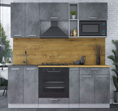 Кухонный гарнитур Интерлиния Мила Лайт 2.0 ВТ