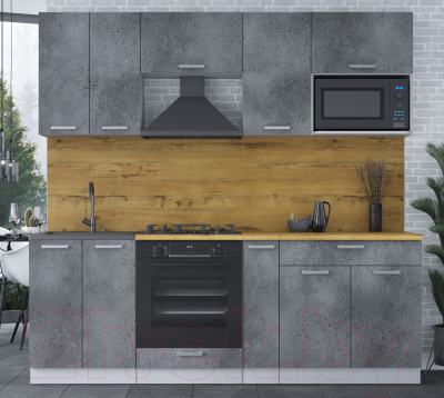 Кухонный гарнитур Интерлиния Мила Лайт 2.2 ВТ