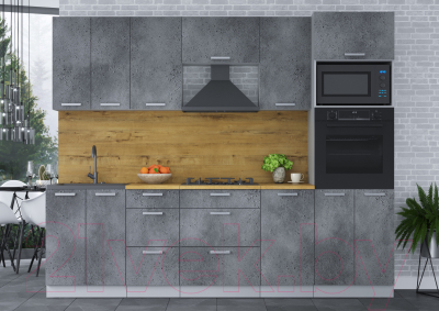 Кухонный гарнитур Интерлиния Мила Лайт 2.6 ВТ