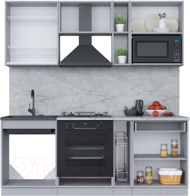 Кухонный гарнитур Интерлиния Мила 2.0 ВТ
