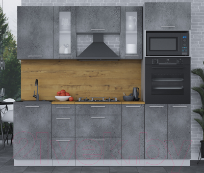 Кухонный гарнитур Интерлиния Мила 2.3 ВТ