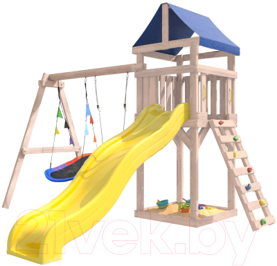 Игровой комплекс National Tree Company С качелями лодочка IgroWoods / ДКНП-7