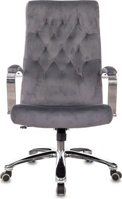 Кресло офисное Бюрократ T-9928SL (Fabric серый Italia 26/крестовина металл хром)