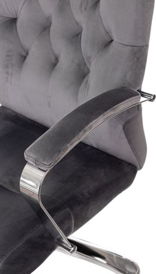 Кресло офисное Бюрократ T-9928SL (Fabric серый Italia 26/крестовина металл хром)