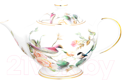 Заварочный чайник Elan Gallery Певчие птички / 730787 - фото