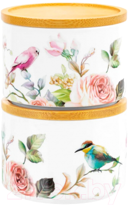 Емкость для хранения Elan Gallery Певчие птички / 730790