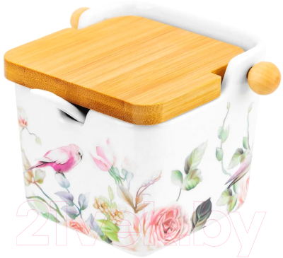 Емкость для хранения Elan Gallery Певчие птички / 730791 - фото