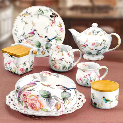 Емкость для хранения Elan Gallery Певчие птички / 730791