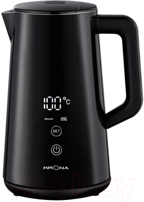 Электрочайник Krona Digitaler / КА-00007485 (черный) - фото