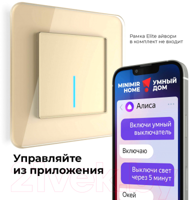 Умный выключатель Werkel W4510611