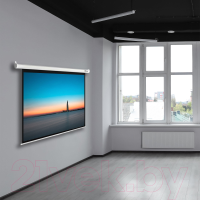 Проекционный экран Cactus SIlverMotoExpert CS-PSSME-240X150-WT