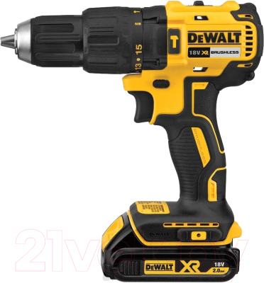 Профессиональная дрель-шуруповерт DeWalt DCD778M2T-QW - фото